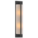 Carver Wall Light - Matte Black / White