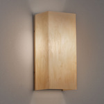 Basics Tall Square Outdoor Wall Sconce - Caramel Onyx