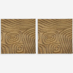 Channels Wall Decor, Set of 2 - Pine