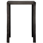 In The Groove Accent Table - Antique Nickel