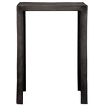 In The Groove Accent Table - Antique Nickel