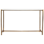 Affinity Console Table - Antique Gold / Marble