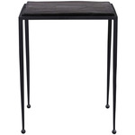 Wavelet Side Table - Matte Black / Charcoal