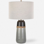 Coen Table Lamp - Brushed Nickel / Black / Grey