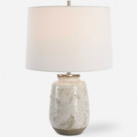 Medan Table Lamp - Taupe / White Linen