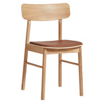Soma Dining Chair - Oiled Oak/ Cognac Leather