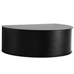 Wallie Drawer Wall Shelf - Black Painted Oak / Black