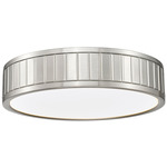 Madison Color-Select Ceiling Flush Light - Brushed Nickel / Frosted