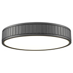 Madison Color-Select Ceiling Flush Light - Matte Black / Frosted