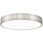 Madison Color-Select Ceiling Flush Light - Brushed Nickel / Frosted