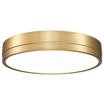 Algar Color-Select Ceiling Flush Light - Modern Gold / Frosted