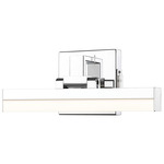 Liam Color-Select Bathroom Vanity Light - Chrome / Frosted