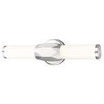 Cooper Color-Select Bathroom Vanity Light - Brushed Nickel / Frosted