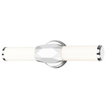Cooper Color-Select Bathroom Vanity Light - Chrome / Frosted