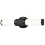 Cooper Color-Select Bathroom Vanity Light - Matte Black / Frosted