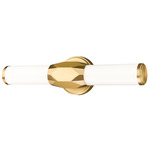 Cooper Color-Select Bathroom Vanity Light - Modern Gold / Frosted