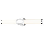Cooper Color-Select Bathroom Vanity Light - Chrome / Frosted