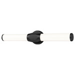 Cooper Color-Select Bathroom Vanity Light - Matte Black / Frosted