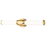 Cooper Color-Select Bathroom Vanity Light - Modern Gold / Frosted