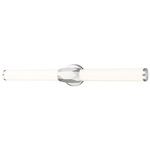 Cooper Color-Select Bathroom Vanity Light - Brushed Nickel / Frosted