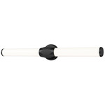 Cooper Color-Select Bathroom Vanity Light - Matte Black / Frosted