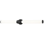 Cooper Color-Select Bathroom Vanity Light - Matte Black / Frosted