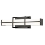 Harrison Color-Select Bathroom Vanity Light - Matte Black / Frosted