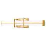 Harrison Color-Select Bathroom Vanity Light - Modern Gold / Frosted