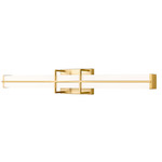 Harrison Color-Select Bathroom Vanity Light - Modern Gold / Frosted
