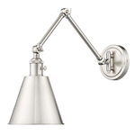 Gayson Metal Shade Wall Sconce - Brushed Nickel