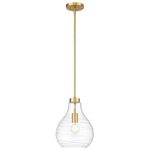 Bon Air Pendant - Modern Gold / Clear