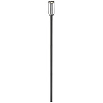 Leland Outdoor Color-Select Burial Pole Light - Black