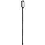 Leland Outdoor Color-Select Burial Pole Light - Black