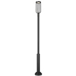 Leland Outdoor Color-Select Pole Light - Black