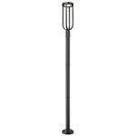 Leland Outdoor Color-Select Round Pole Light - Black