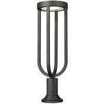 Leland Outdoor Color-Select Round Pier Light - Black