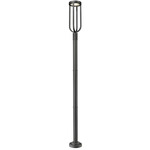Leland Outdoor Color-Select Round Pole Light - Black