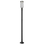 Leland Outdoor Color-Select Round Pole Light - Black