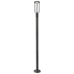 Leland Outdoor Color-Select Round Pole Light - Black