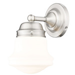 Vaughn Wall Sconce - Brushed Nickel / Matte Opal