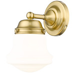 Vaughn Wall Sconce - Luxe Gold / Matte Opal