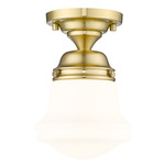 Vaughn Ceiling Light - Luxe Gold / Matte Opal