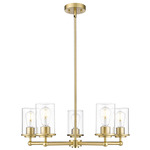 Thayer Chandelier - Luxe Gold / Clear