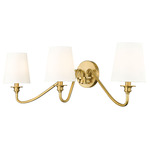 Gianna Wall Sconce - Modern Gold / White