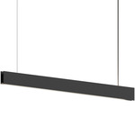 Lithe Linear 2-Sided Pendant - Textured Black