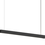 Lithe Linear 2-Sided Pendant - Textured Black