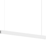 Lithe Linear 2-Sided Pendant - Textured White