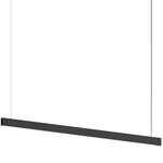 Lithe Linear 2-Sided Pendant - Textured Black