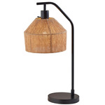 Amalfi Table Lamp - Black / Rope