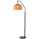 Amalfi Floor Lamp - Black / Rope